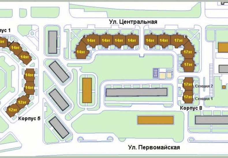 План застройки ртс щелково