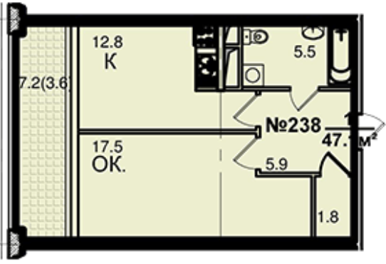 9 ���� 1-�������. 51.6 ��.�.