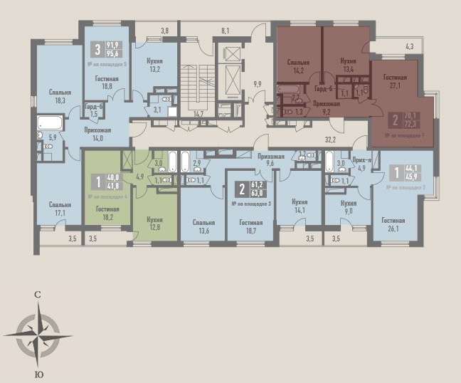 3 ���� 1-�������. 41.8 ��.�.